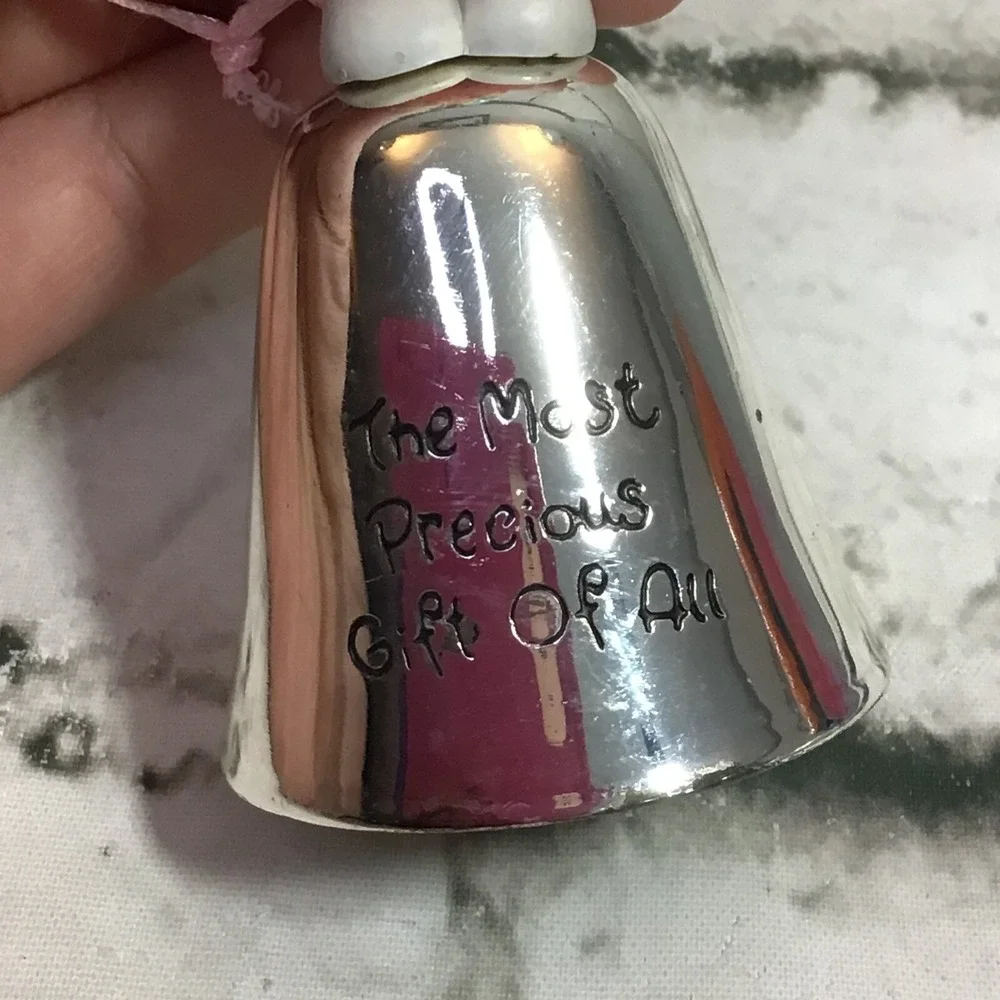 Precious Moments Christmas Ornament Bell - Family The Most Precious Gift Of All